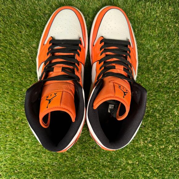 Size 12  Nike  Air Jordan 1 Mid SE 'Turf Orange' DD6834-802 - Picture 4 of 9